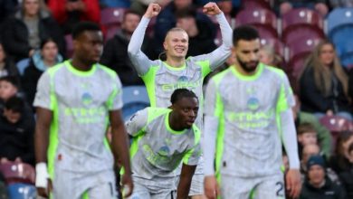 مانشستر سيتي يخطف صدارة البريميرليج بالفوز على بيرنلي