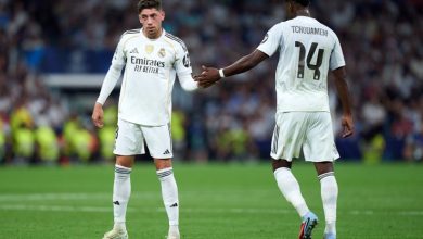 رسمياً.. ريال مدريد يعلن عقوبة فالفيردي وتشواميني